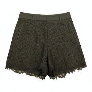The Kooples Black Lace Shorts 38